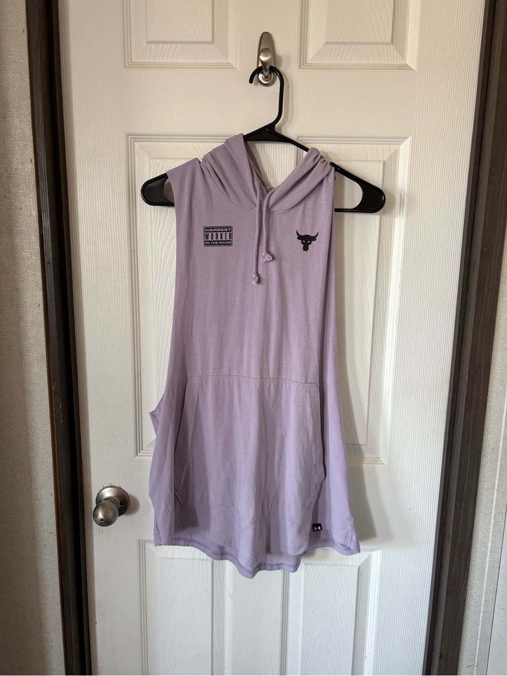 Blood. Sweat. Respect Under Armour Lavender Sleeveless Hoodie Tunic